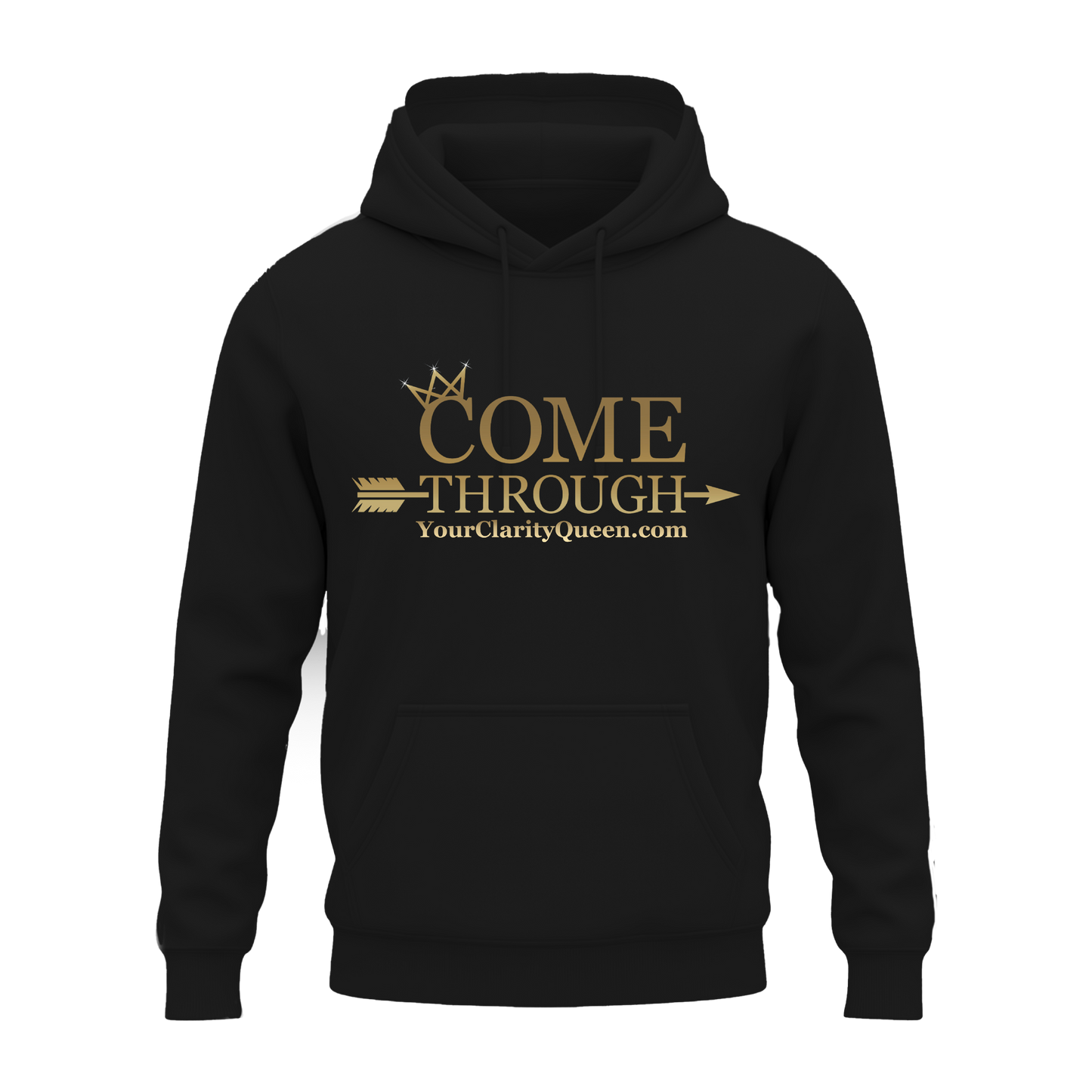 COME THROUGH HOODIE - BLACK