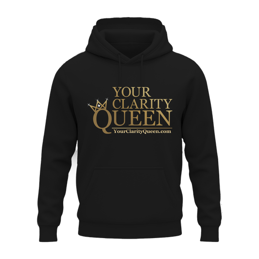 CLARITY QUEEN HOODIE - BLACK