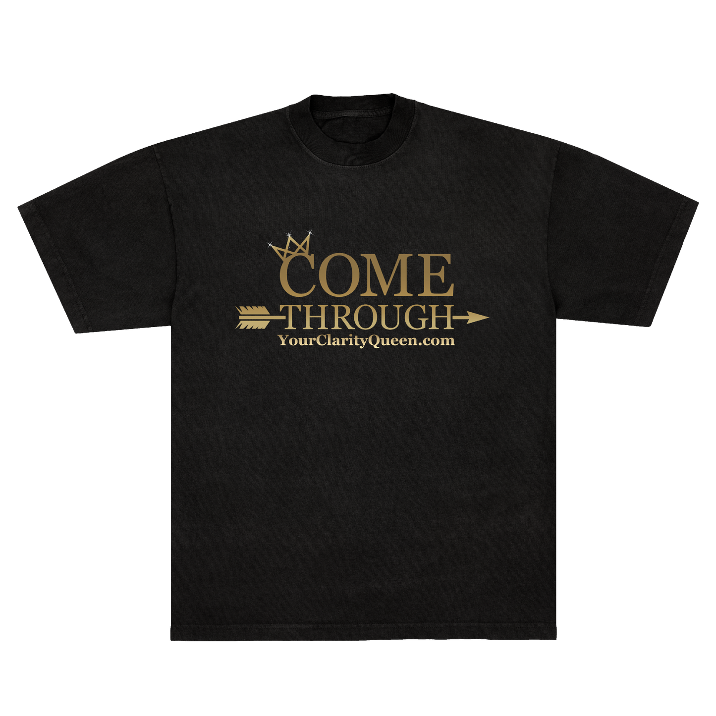 COME THROUGH T-SHIRT - BLACK